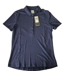 Callaway Polo Shirt Womens Small Navy Opti Dri V Cooling Golf UPF 50 Performance